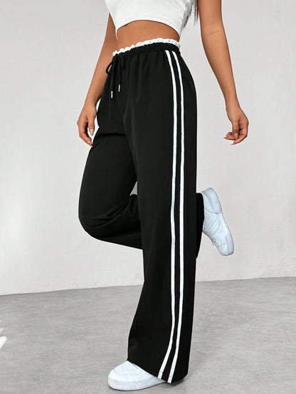 Modern straight-leg pants