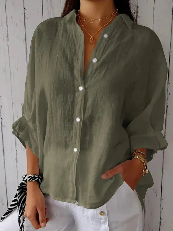 Elegant Linen Blouse