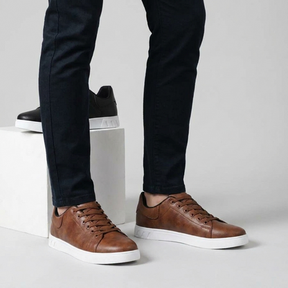 Low-Top Lace-Up Casual Sneakers