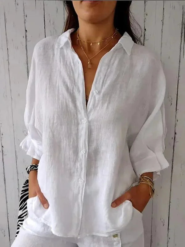 Elegant Linen Blouse