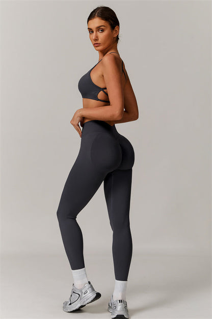 Cross-Back Bra & Sculpt Legging Set
