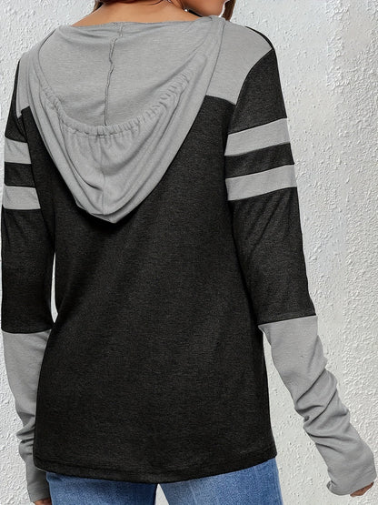 Coralie Colour-Block Thumbhole Hoodie