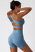 Asymmetrical One-Shoulder Bra & Shorts Set