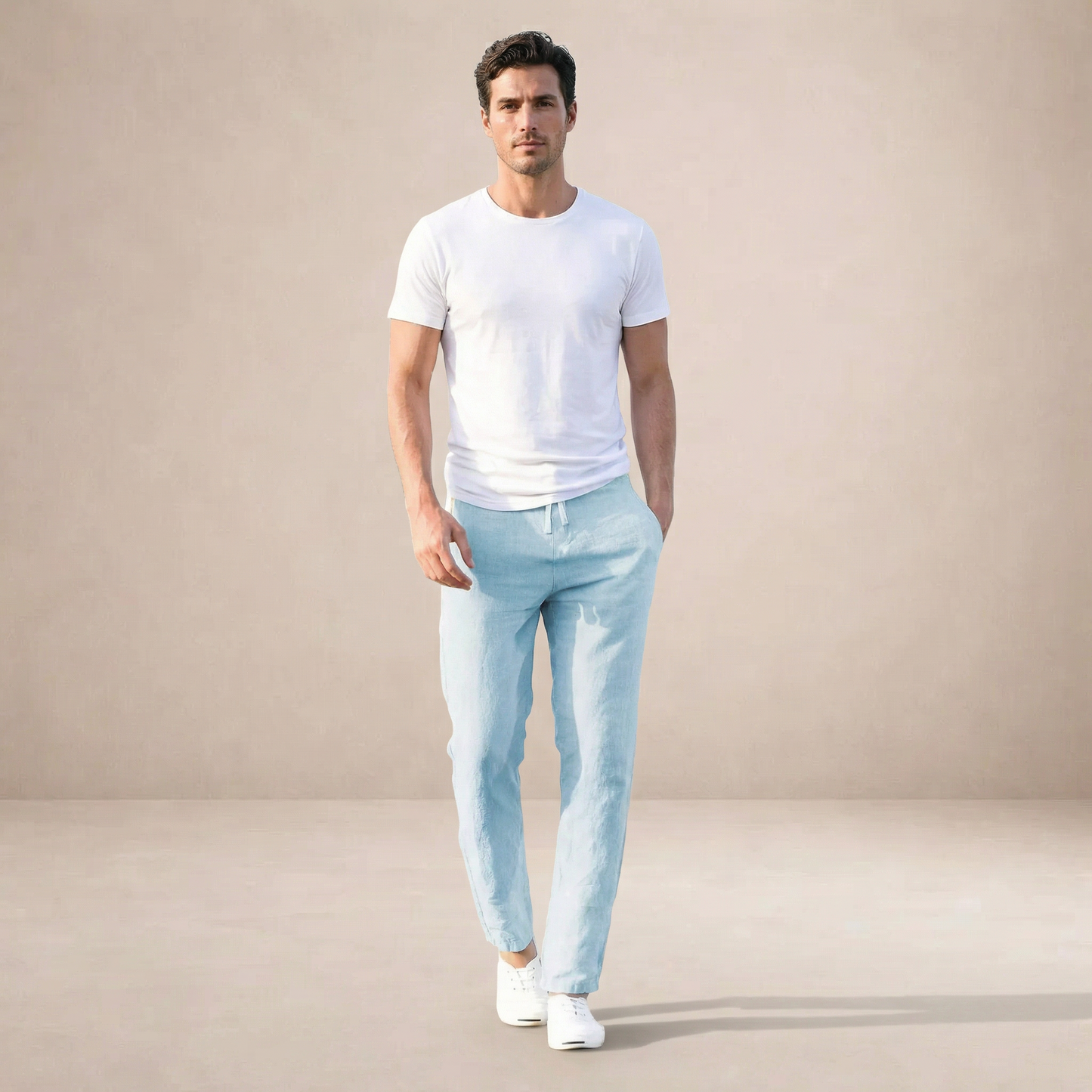 Linen Summer Pants Regular Fit