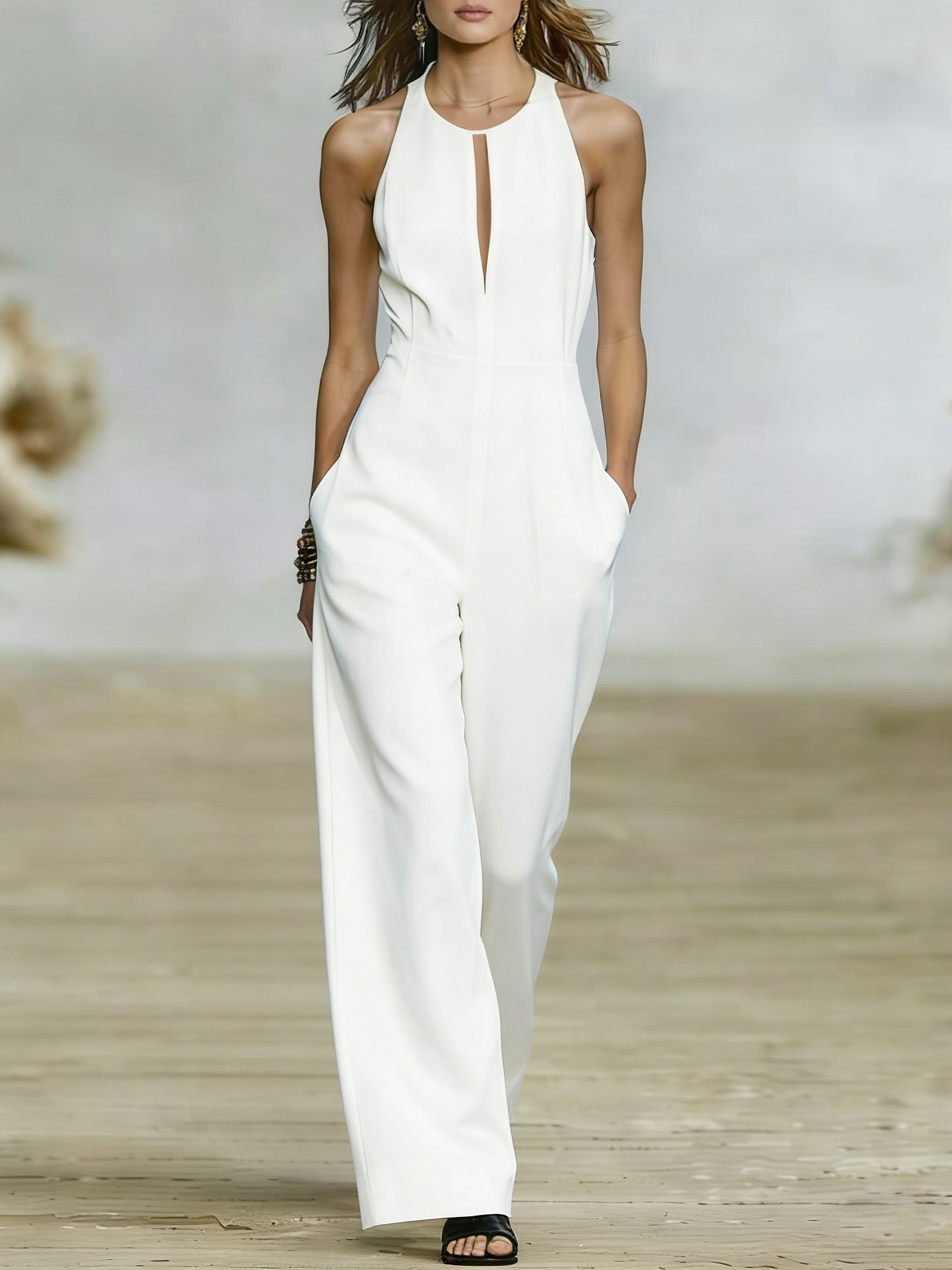 Minimalist Sleeveless Jumpsuit