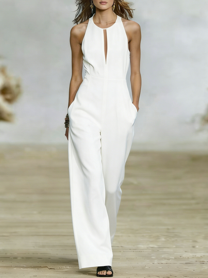 Minimalist Sleeveless Jumpsuit