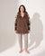 Sabine Faux Fur Lined Hooded Puffer Coat