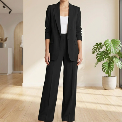 2-Piece Women's Suit (Elegant Blazer & Trouser Set)