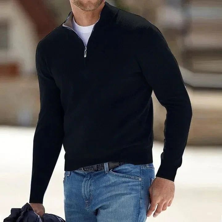 Soft and Timeless Jumper with Long Sleeves
