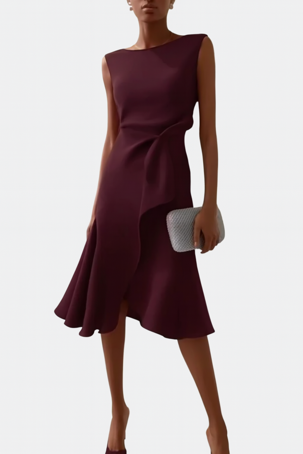 Asymmetric Midi Dress