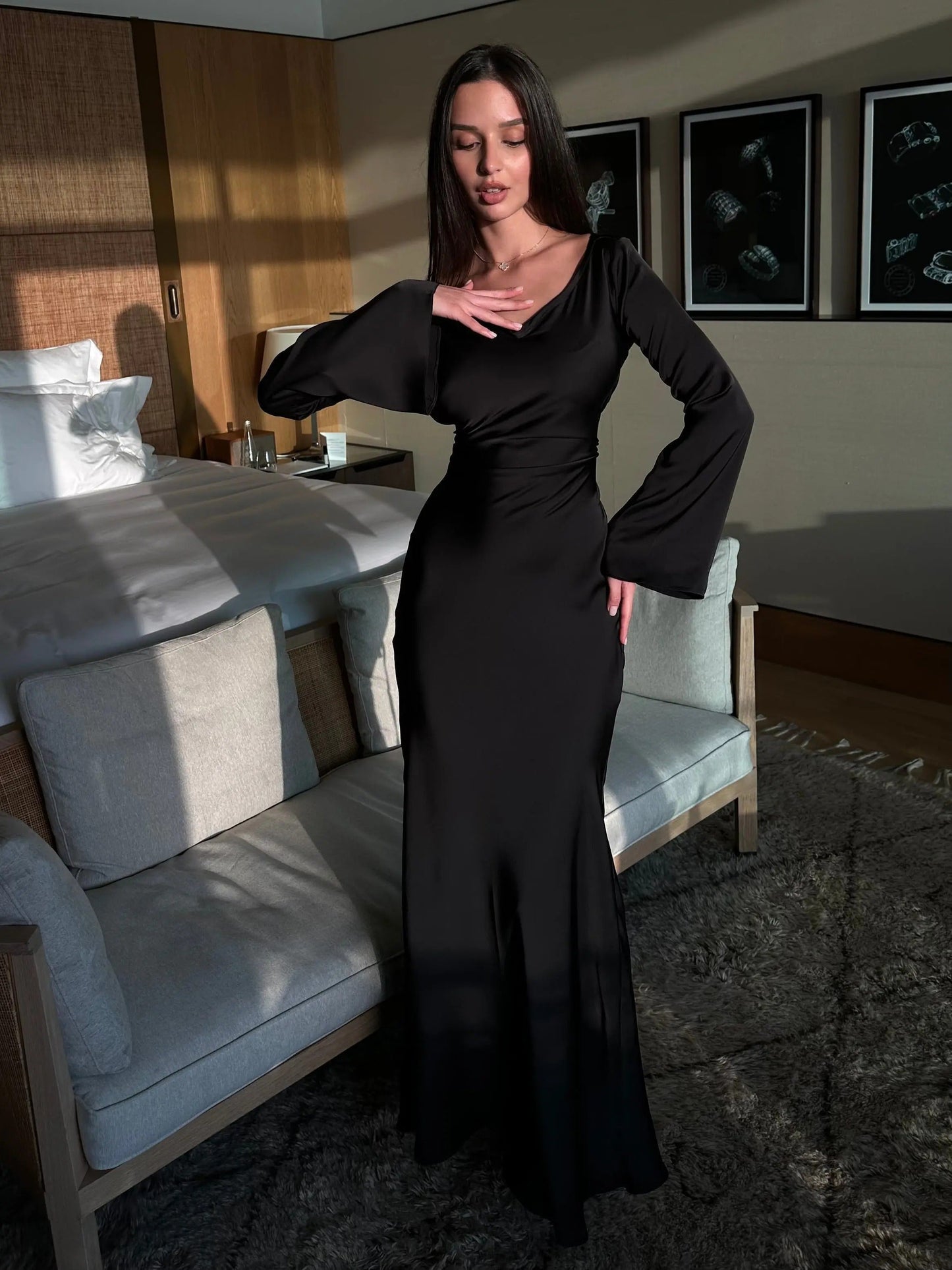 Long Sleeve Maxi Dress