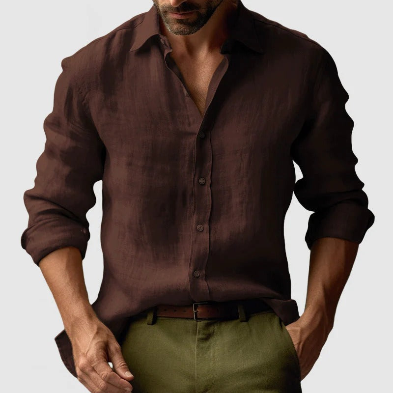 Long Sleeve Linen Shirt