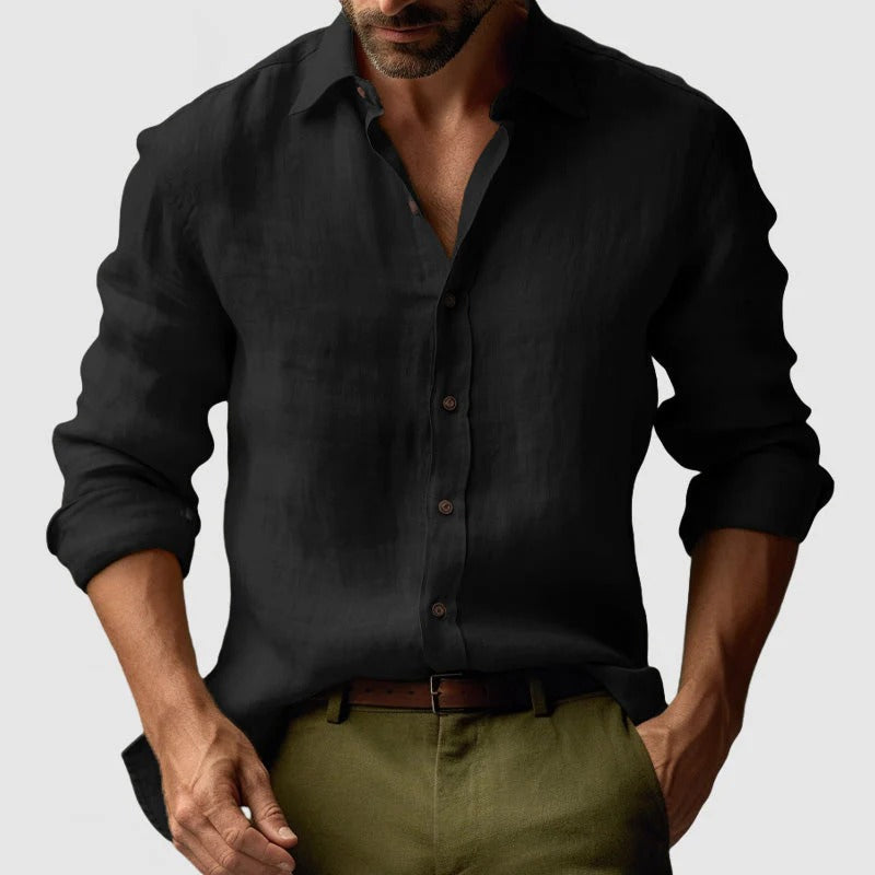 Long Sleeve Linen Shirt