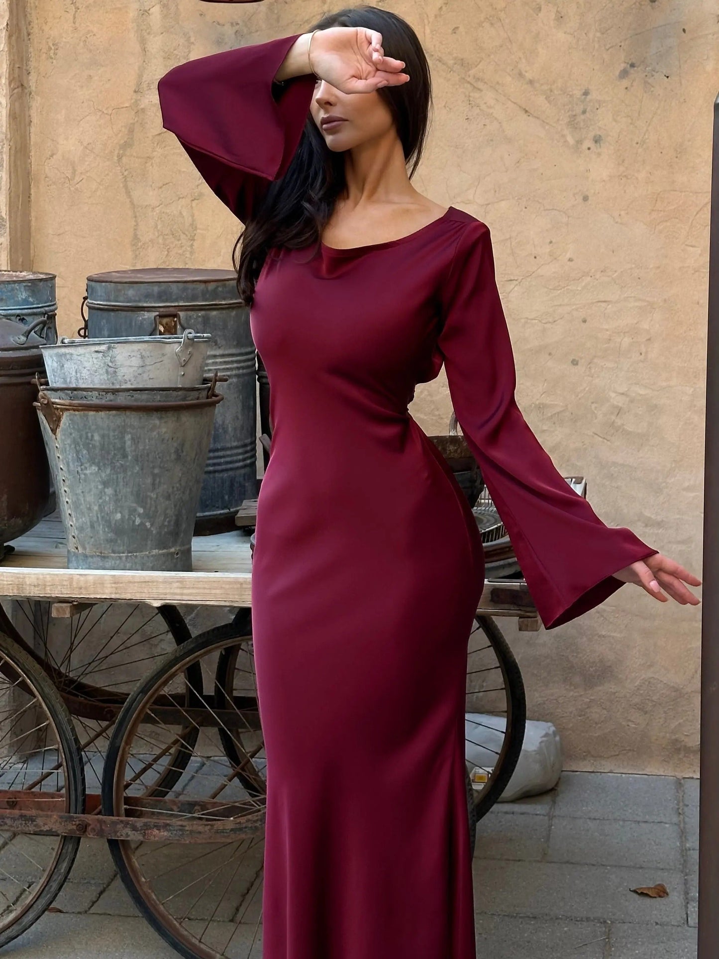 Long Sleeve Maxi Dress