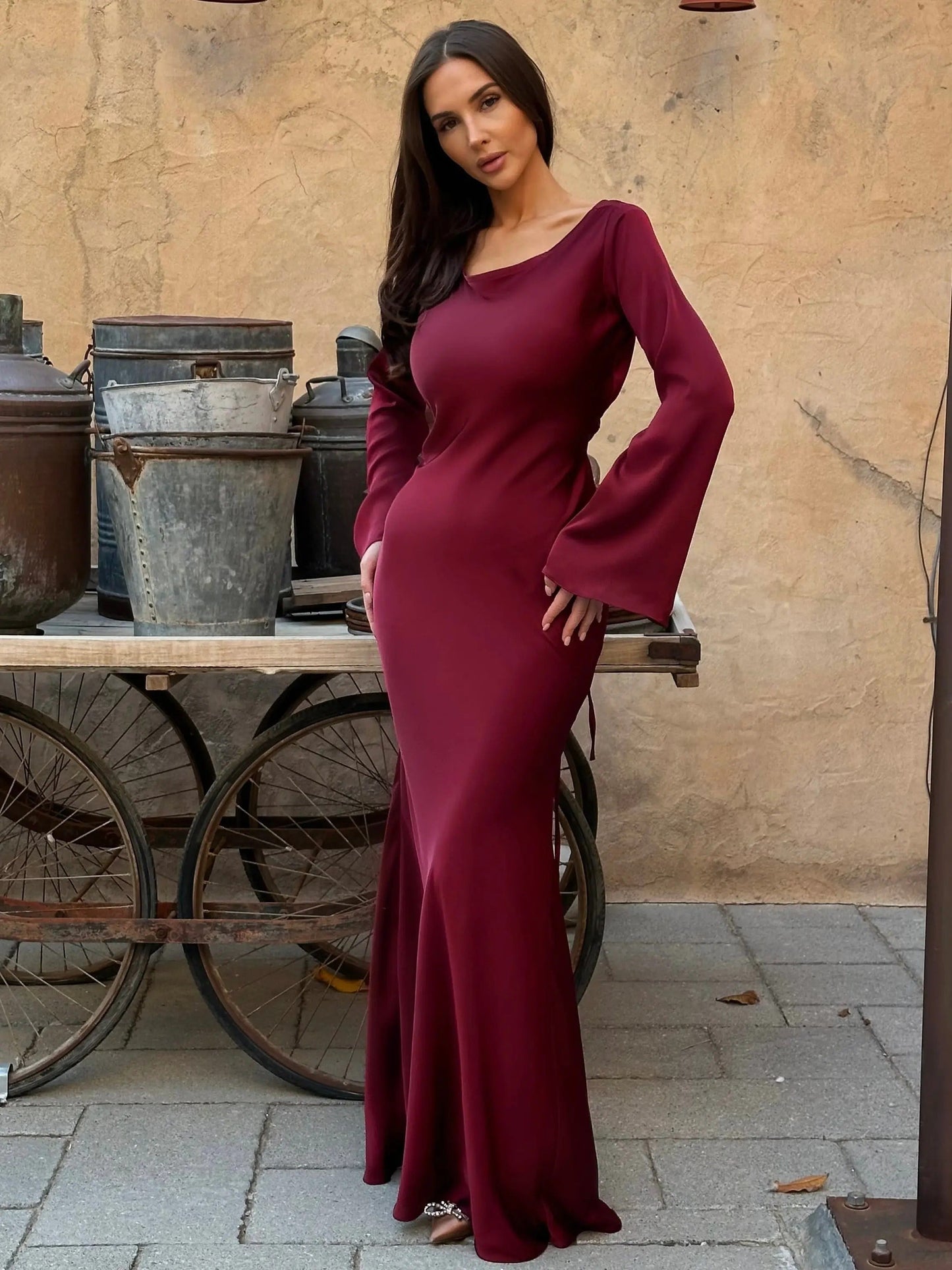 Long Sleeve Maxi Dress