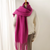 Mira Fringed Pashmina-Style Scarf