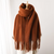 Mira Fringed Pashmina-Style Scarf