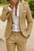 Suit set slim fit blazer pants