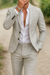 Suit set slim fit blazer pants