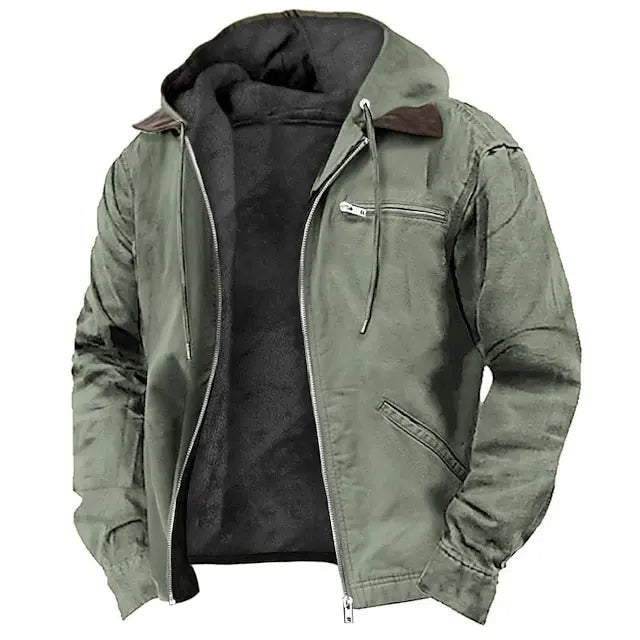Lined Hooded Winter Jacket