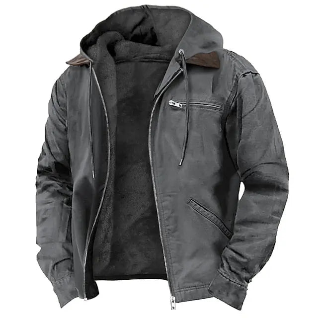 Lined Hooded Winter Jacket