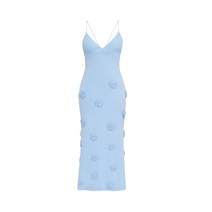 Rosette Midi Dress