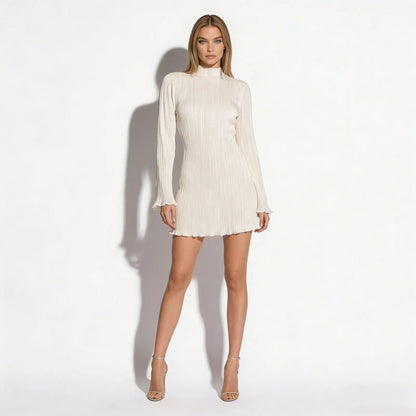 Agathe Ribbed Mini Dress