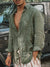 Linen shirt with button placket