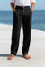 Linen Trousers with Straight Fit