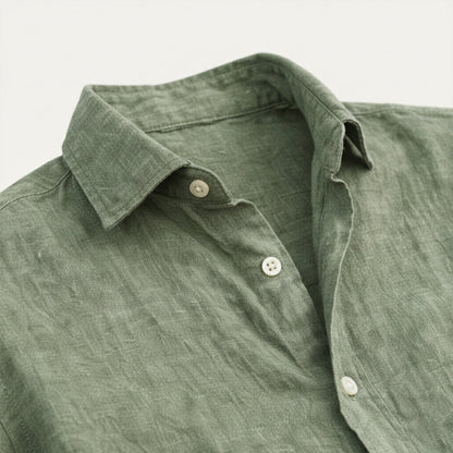 Summer Casual Fit Linen Shirt