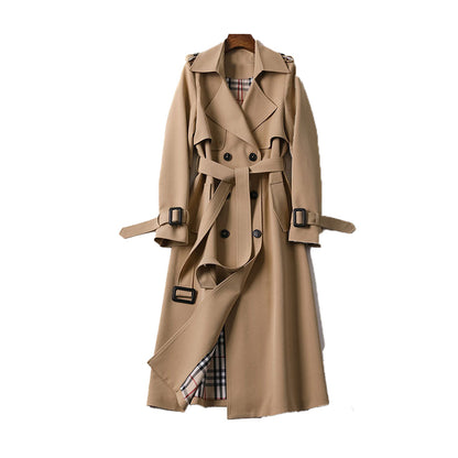 Margaux Double-Breasted Belted Trench Coat