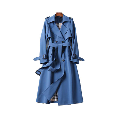 Margaux Double-Breasted Belted Trench Coat