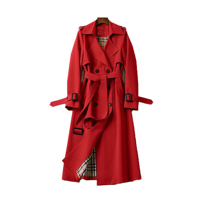 Margaux Double-Breasted Belted Trench Coat