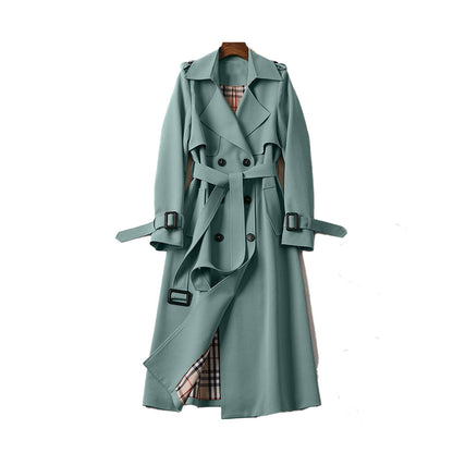 Margaux Double-Breasted Belted Trench Coat