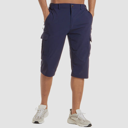 Brandon Cargo Pocket Casual Knee Length Shorts