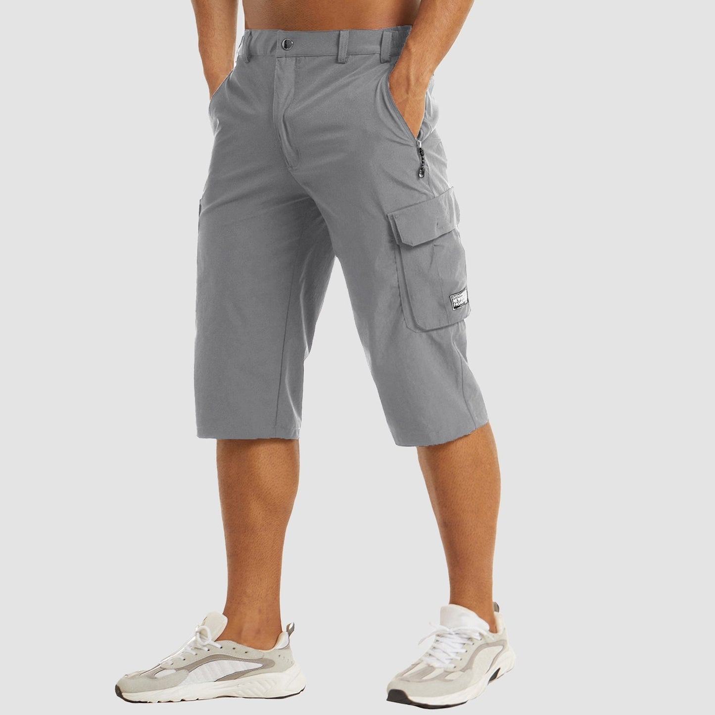 Brandon Cargo Pocket Casual Knee Length Shorts