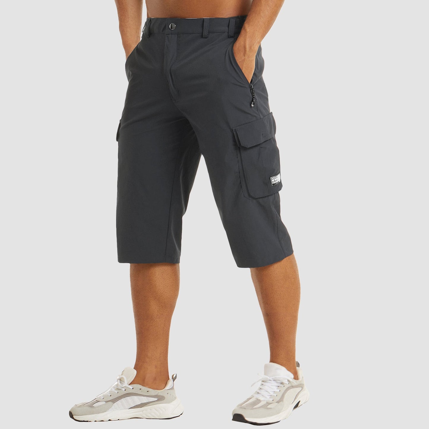 Brandon Cargo Pocket Casual Knee Length Shorts
