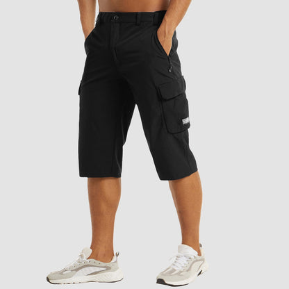 Brandon Cargo Pocket Casual Knee Length Shorts