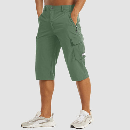 Brandon Cargo Pocket Casual Knee Length Shorts