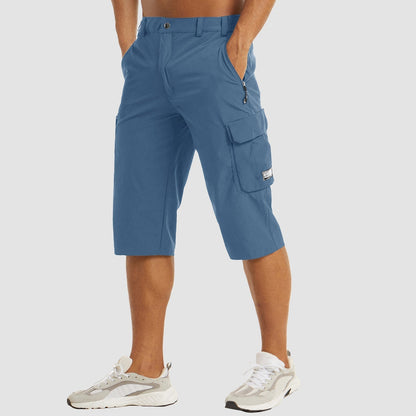 Brandon Cargo Pocket Casual Knee Length Shorts