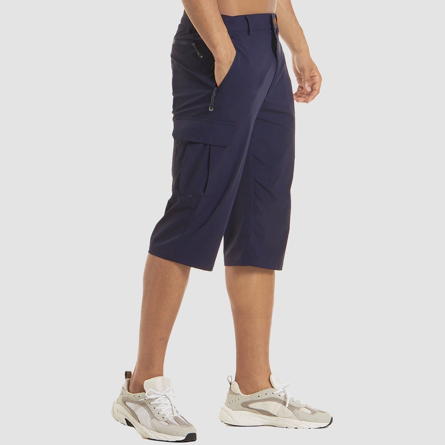 Brandon Cargo Pocket Casual Knee Length Shorts