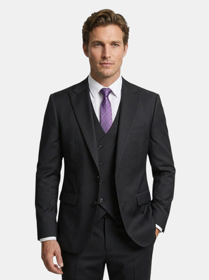 Lightweight Fabric Slim Fit 3-Piece Suit