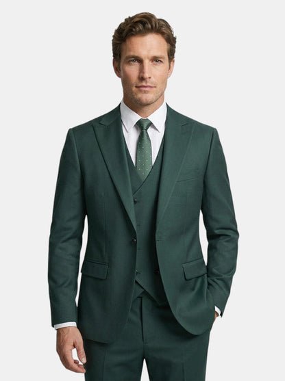 Lightweight Fabric Slim Fit 3-Piece Suit