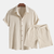 Leo Two Piece Casual Shirt Shorts Set