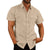 Short-Sleeve Shirt with Chest Pockets and Kent Collar