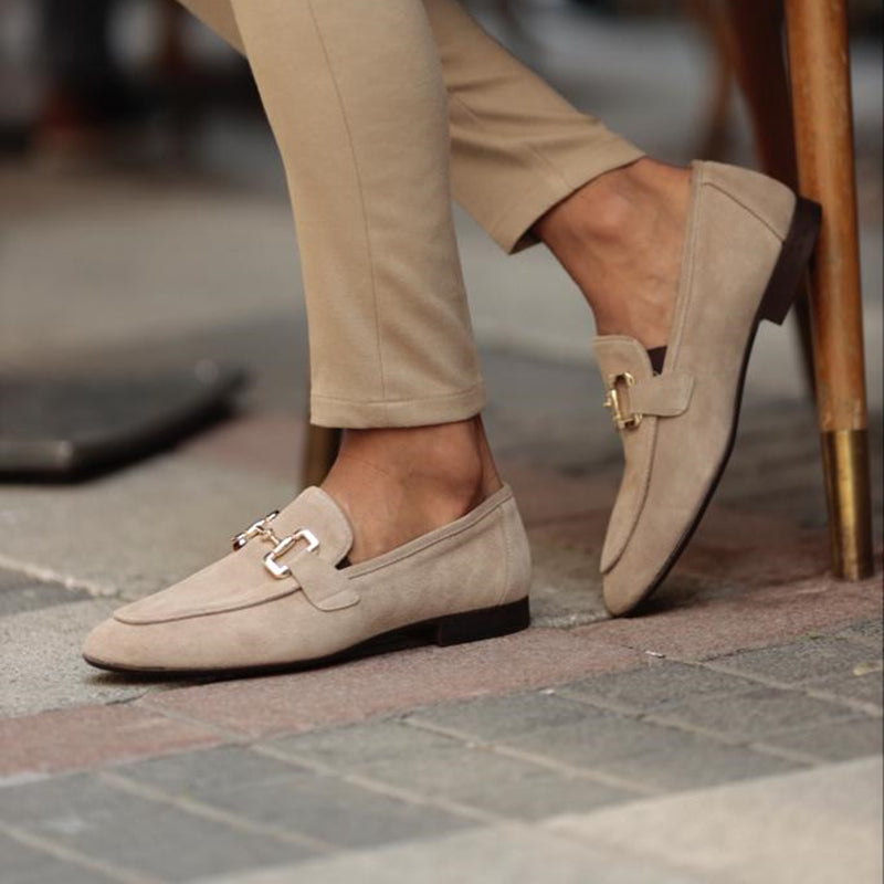 Kevin Slip On Metal Detail Loafers