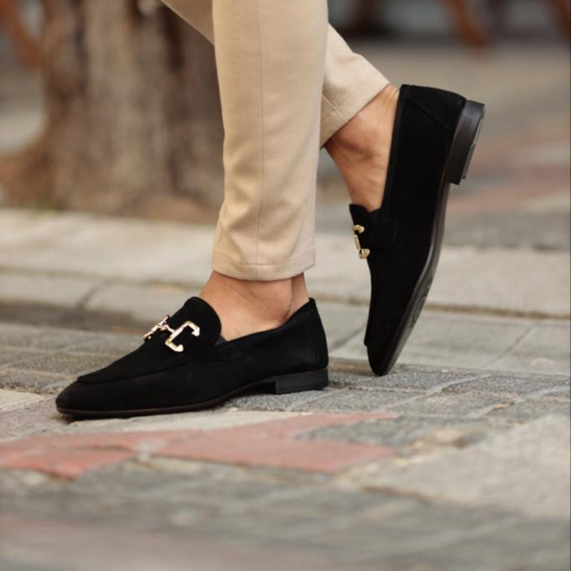 Kevin Slip On Metal Detail Loafers