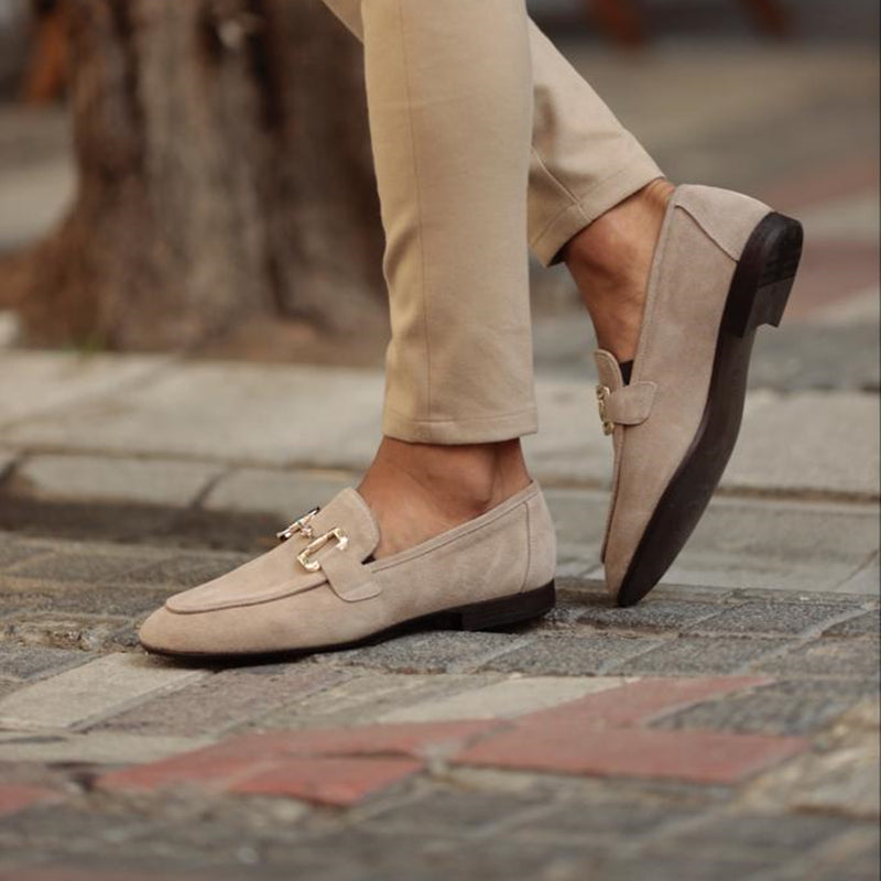 Kevin Slip On Metal Detail Loafers