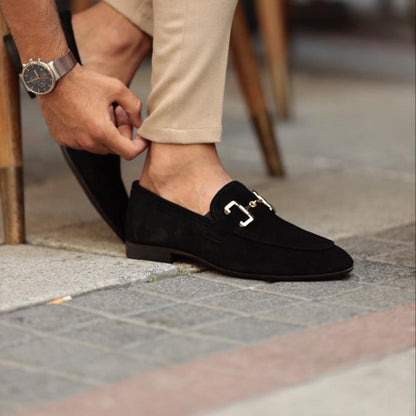 Kevin Slip On Metal Detail Loafers