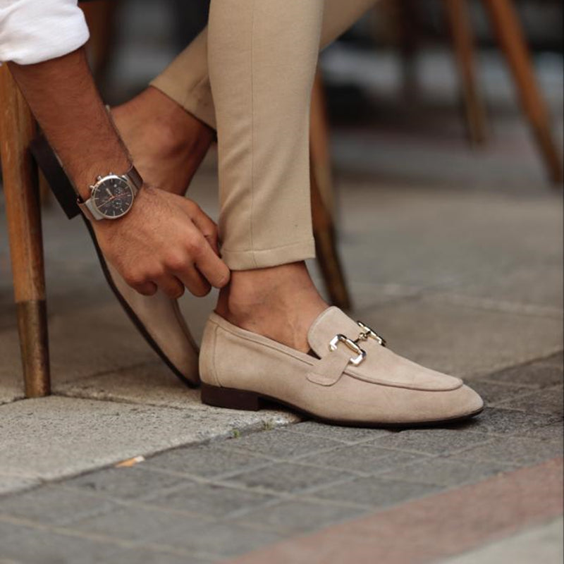 Kevin Slip On Metal Detail Loafers